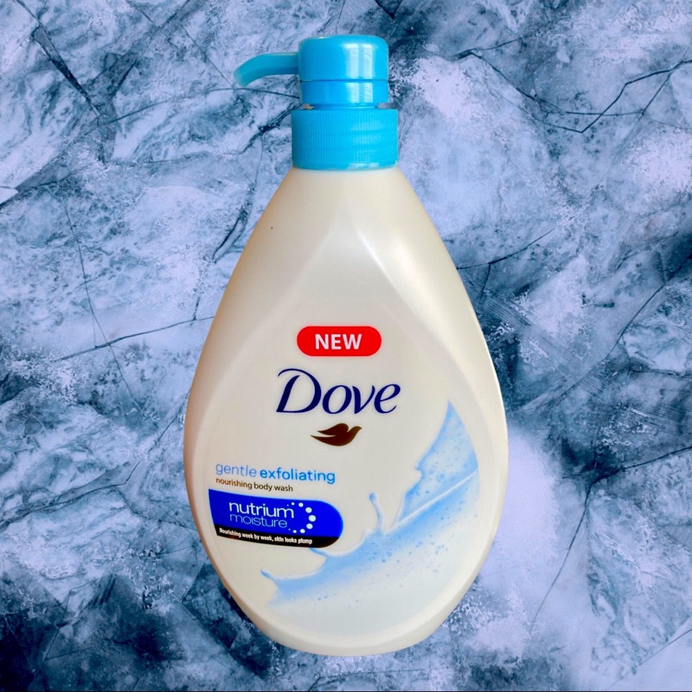 Dove gentle exfoliating body wash.